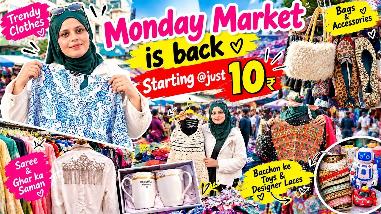 Can You Really Shop for Just Rs 10 at Mira Road Monday Market?