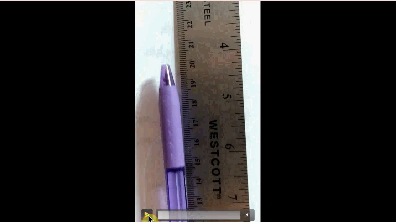 Determining the spring constant of a click pen.