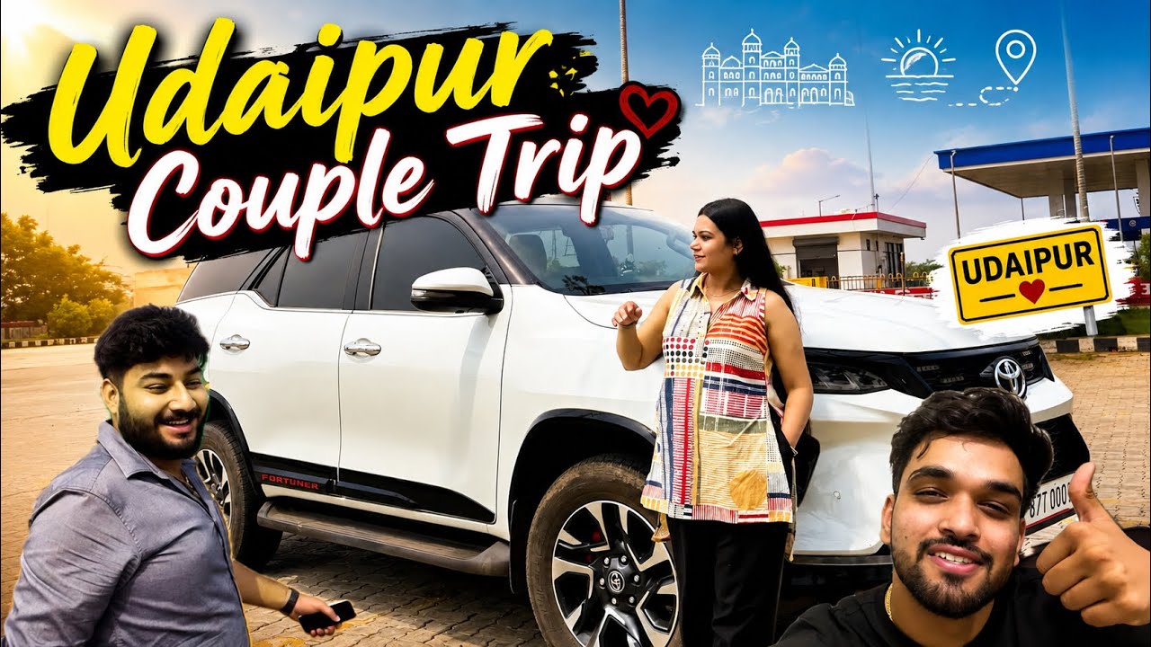 Chlo Dobara GOA 2026 | Udaipur Trip Fortuner se❤️ Day-1 |