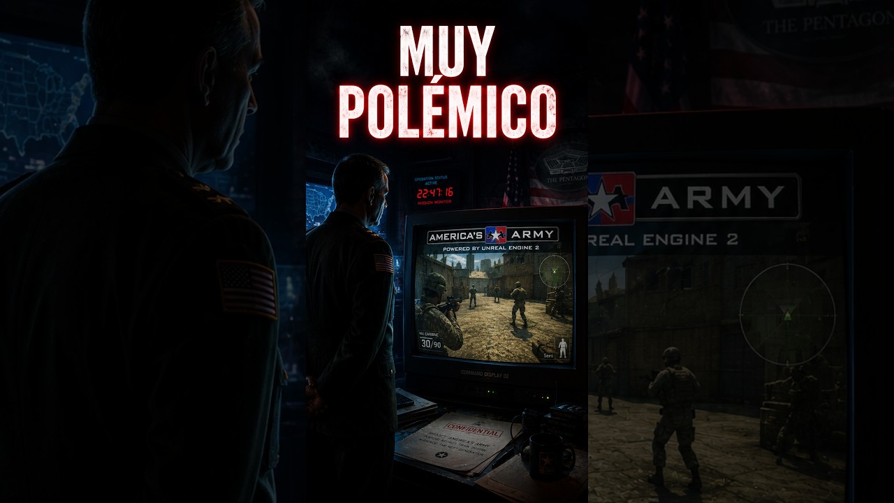 Cuando el EJERCITO convirtió un Videojuego en RECLUTAMIENTO 🔥 #shorts