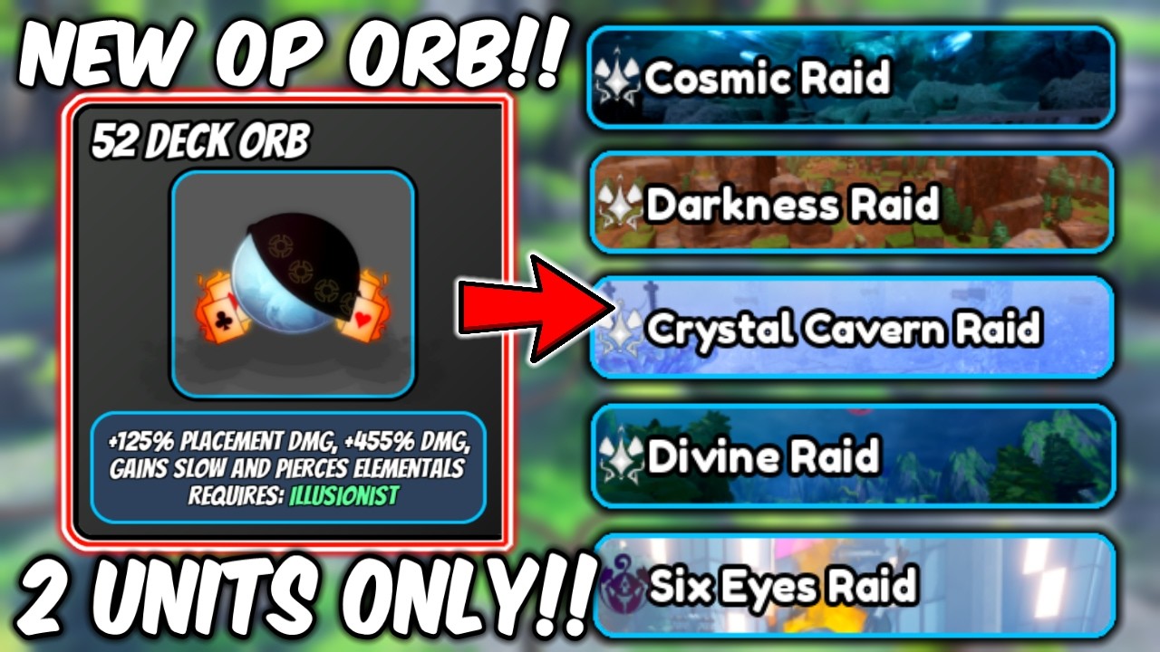 New 52 Deck Orb MADE Illusionist META (2 UNITS!) | All Star Tower Defense Roblox