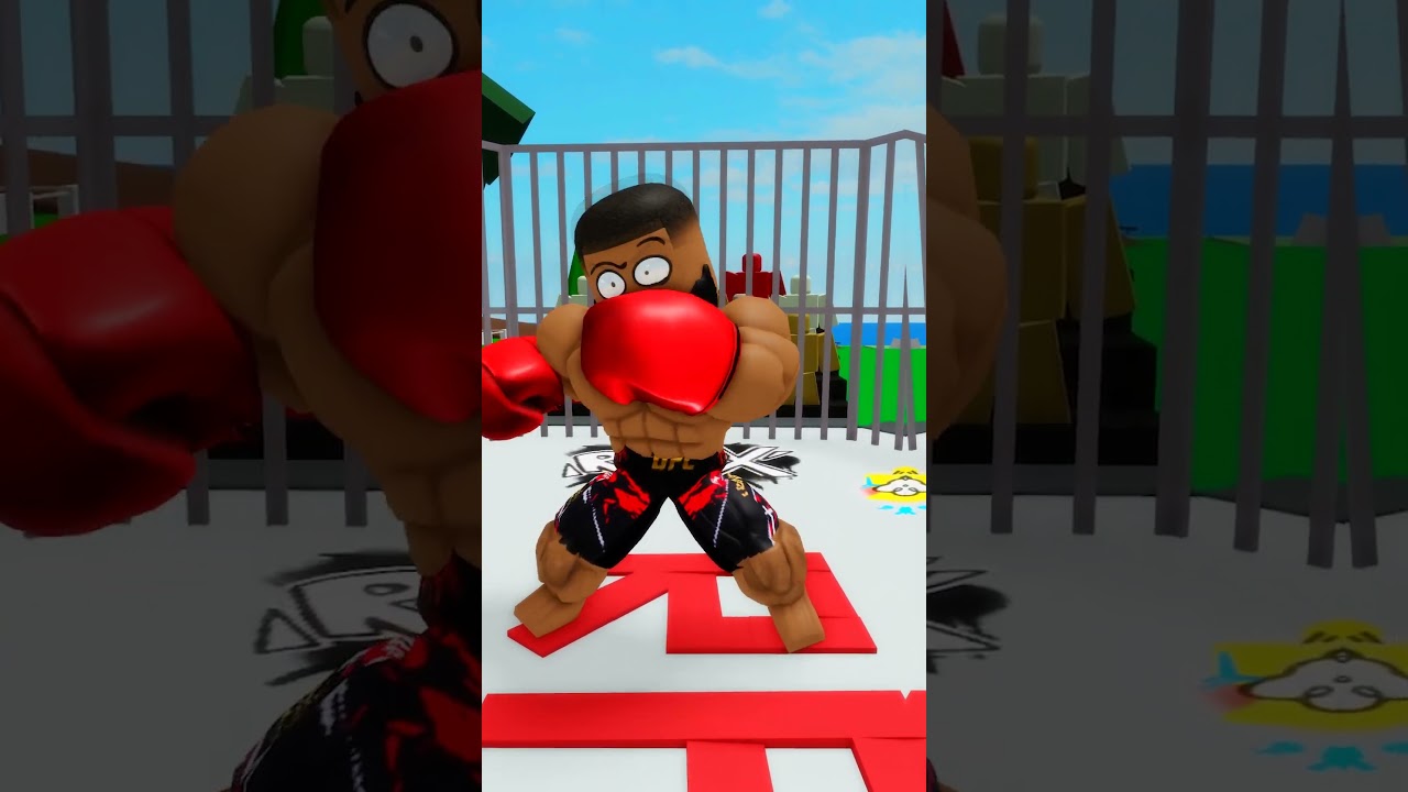 i won the fight going left to right😅😤#roblox #robloxshorts