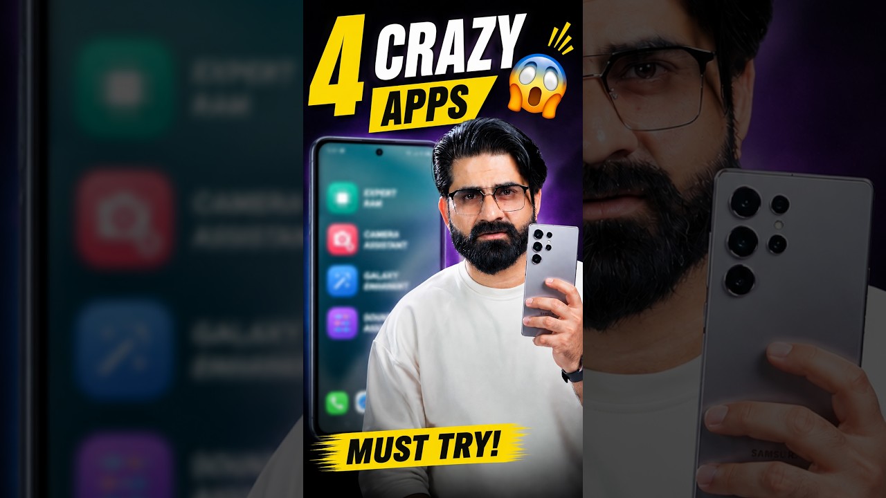4 CRAZY Apps for Your Samsung Phone! 🤯