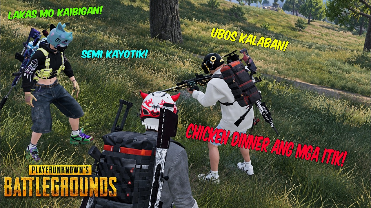 PUBG Philippines I CHICKEN DINNER WITH BLINK,CJ & ANNE2G (TAGALOG)