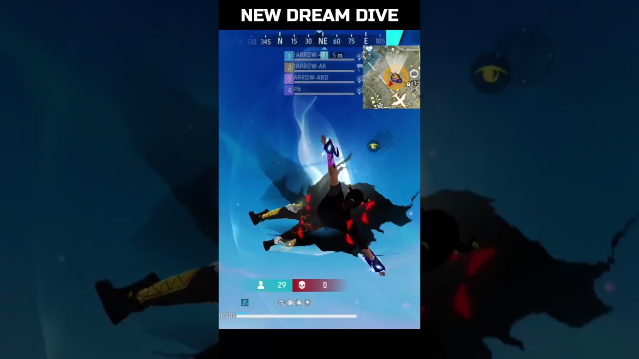 New Dream Dive 🔥 Coming on 14 Dec - Faded Wheel  Free Fire New Skydive #shorts #short #freefire