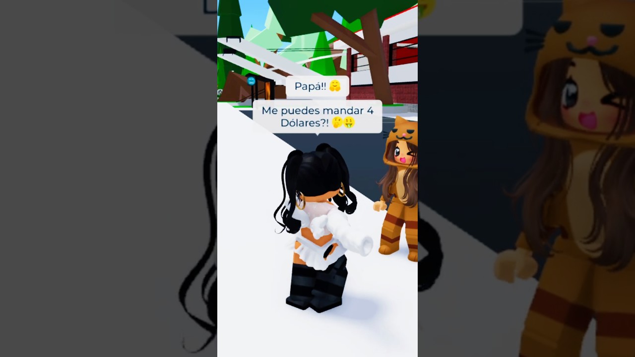 Papá, ¿Me Puedes Prestar Dinero?! 💸🤣 #roblox #robloxshorts