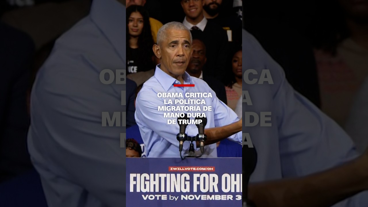 Obama critica la política migratoria de mano dura de Trump