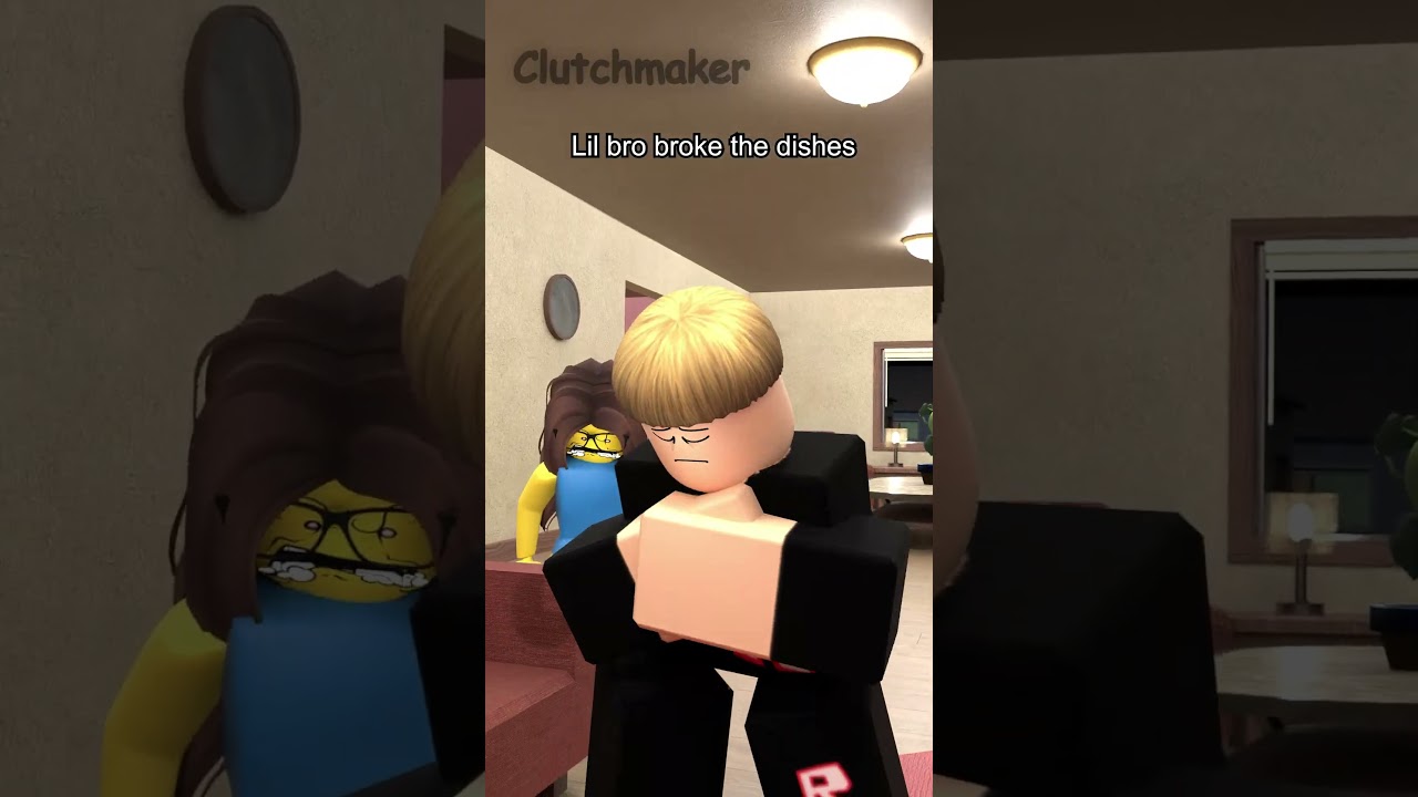 Lil bro broke the dishes 💀 #shorts #robloxanimation #roblox #fypp #memes