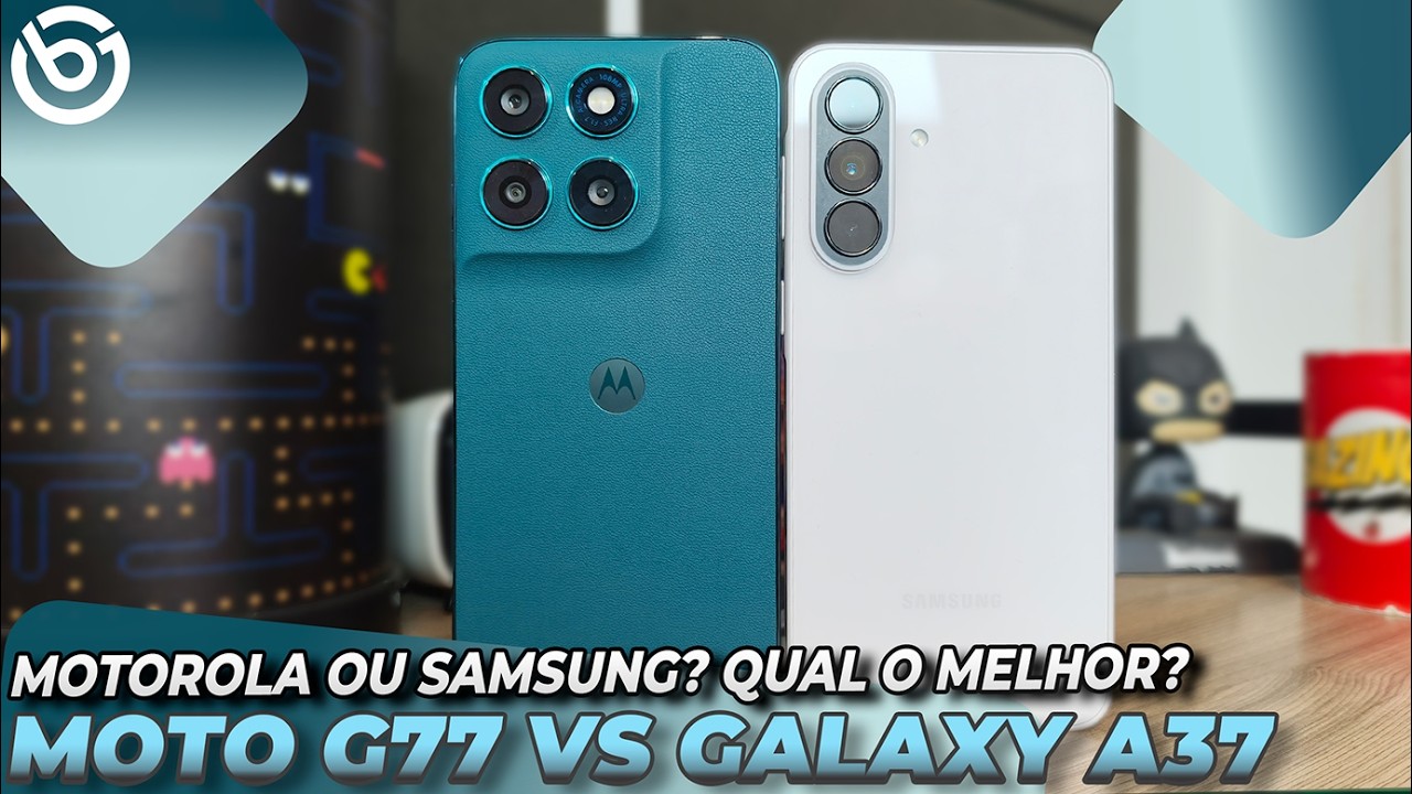 Moto G77 vs Galaxy A37 | MOTOROLA ou SAMSUNG? Comparativo