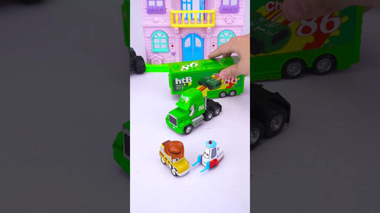 Disney Pixar Cars Hostile Takeover Bank ASMR No Talking #asmr #toys #review