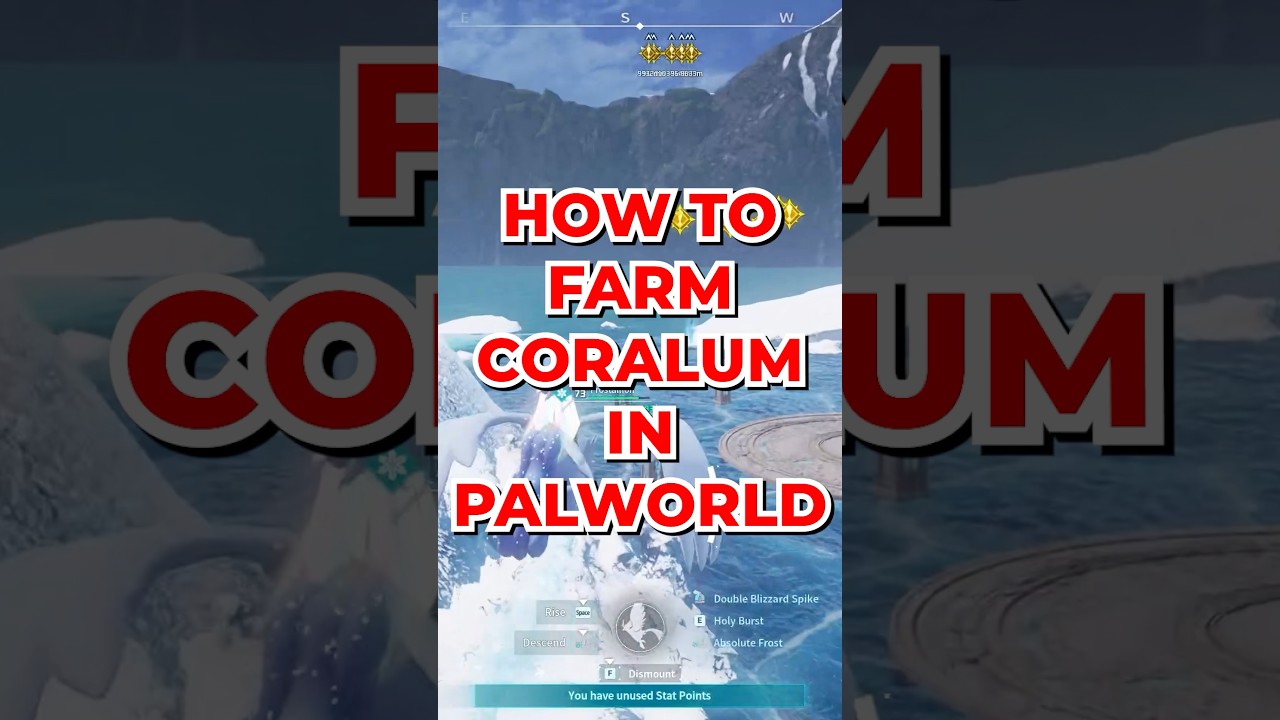 How to farm coralum in Palworld!