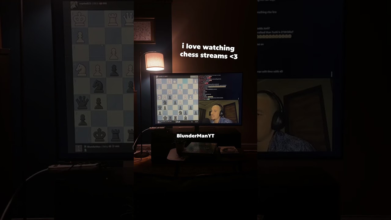 Watching Chess Streamers 🥰♟️