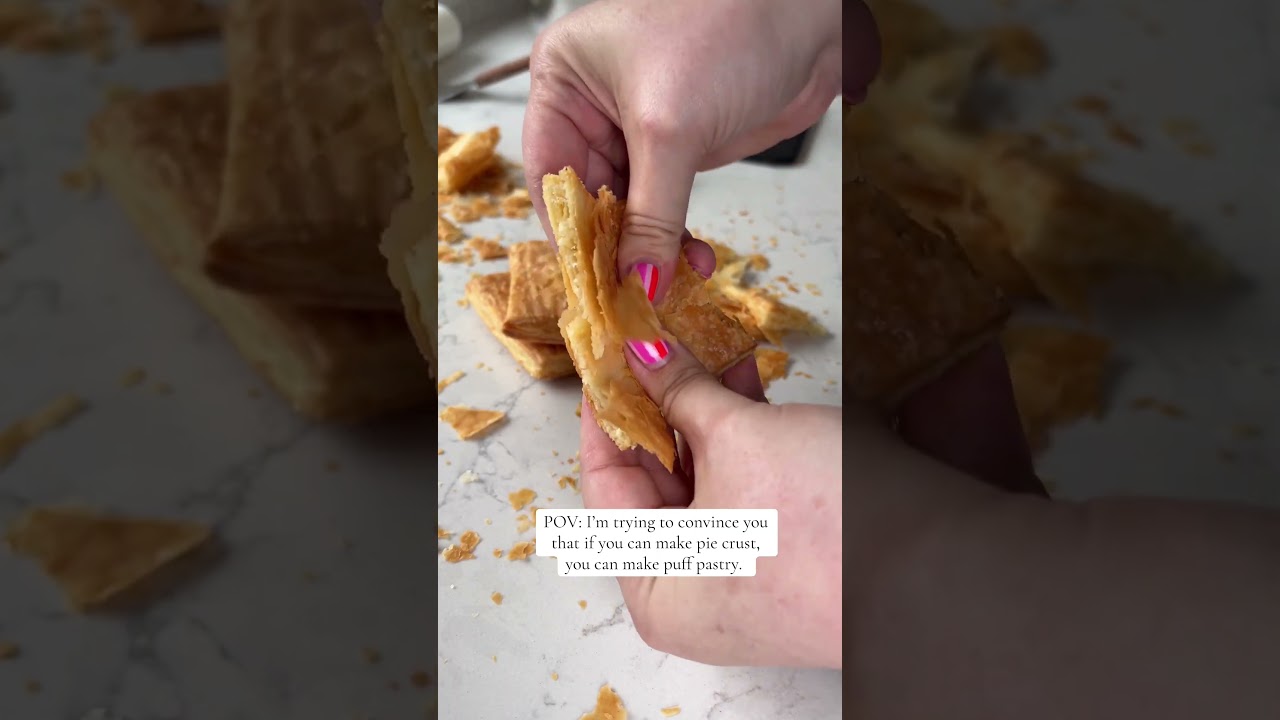 Be Brave! You Can Totally Make Your Own Pastry. I Can Show You How! Recipe In Description #baking