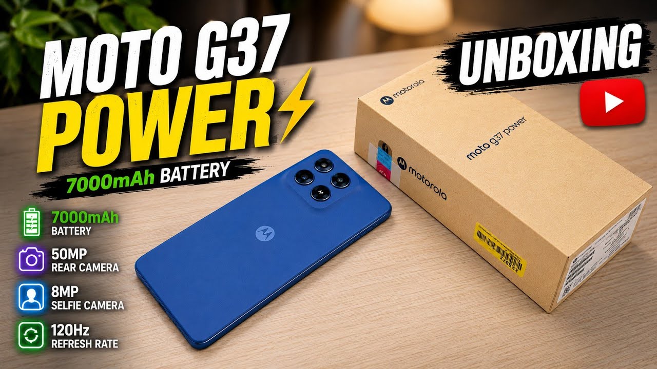 Get Ready for the Moto G37 Power: Unboxing and Review!