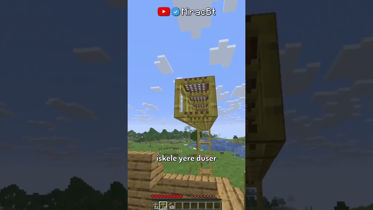 MİNECRAFT'TA İSKELE İLE MADEN YAPMA TAKTİĞİ?! ⛏💎