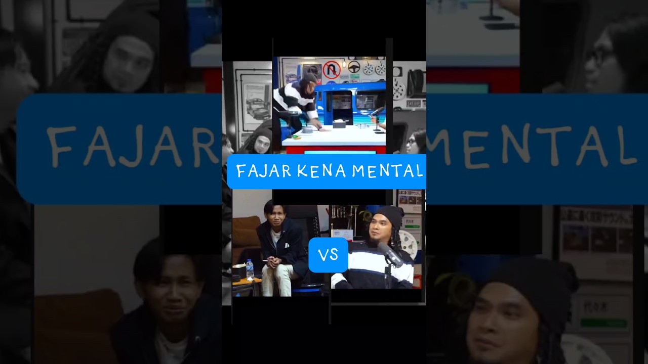 FAJAR SADBOY kaburr, KENA MENTAL 😭 #fajarsadboy #prazteguh #maell_lee #podcast #lucu #reletable #fyp