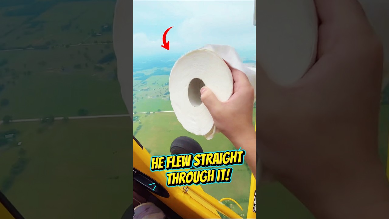 The Toilet Paper That Defied Gravity!