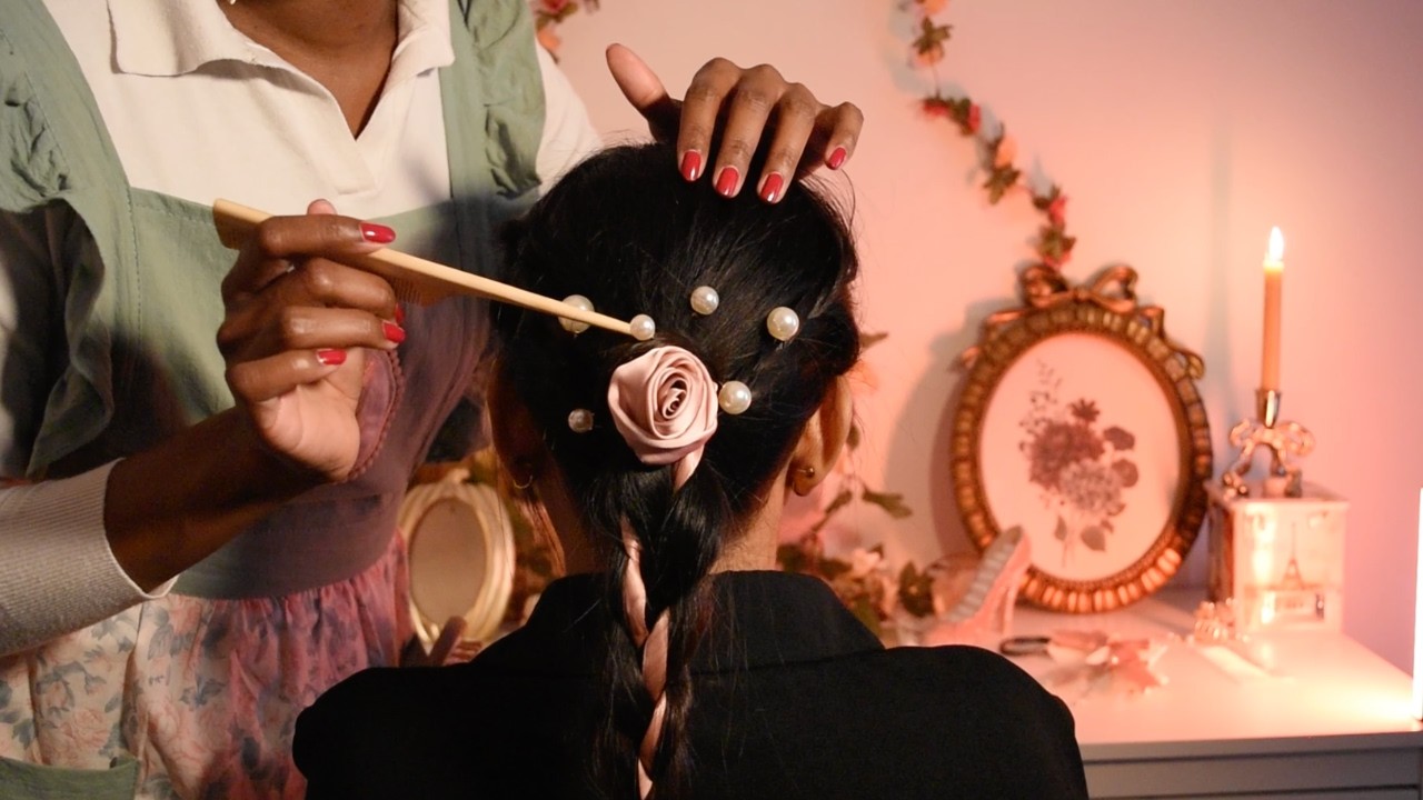 ASMR Perfectionist Hairstylist ✂️ Real Person Hair Play, scalp massage for INSTANT SLEEP