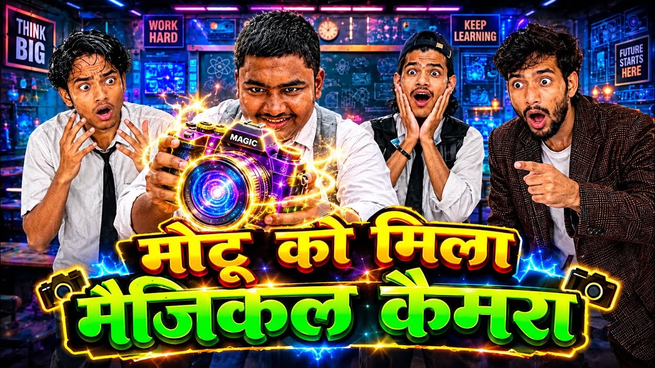 Motu ko mela magical Camera ✨📸🤩 || Motu school may Dikhaya magical camera ki power😱✨