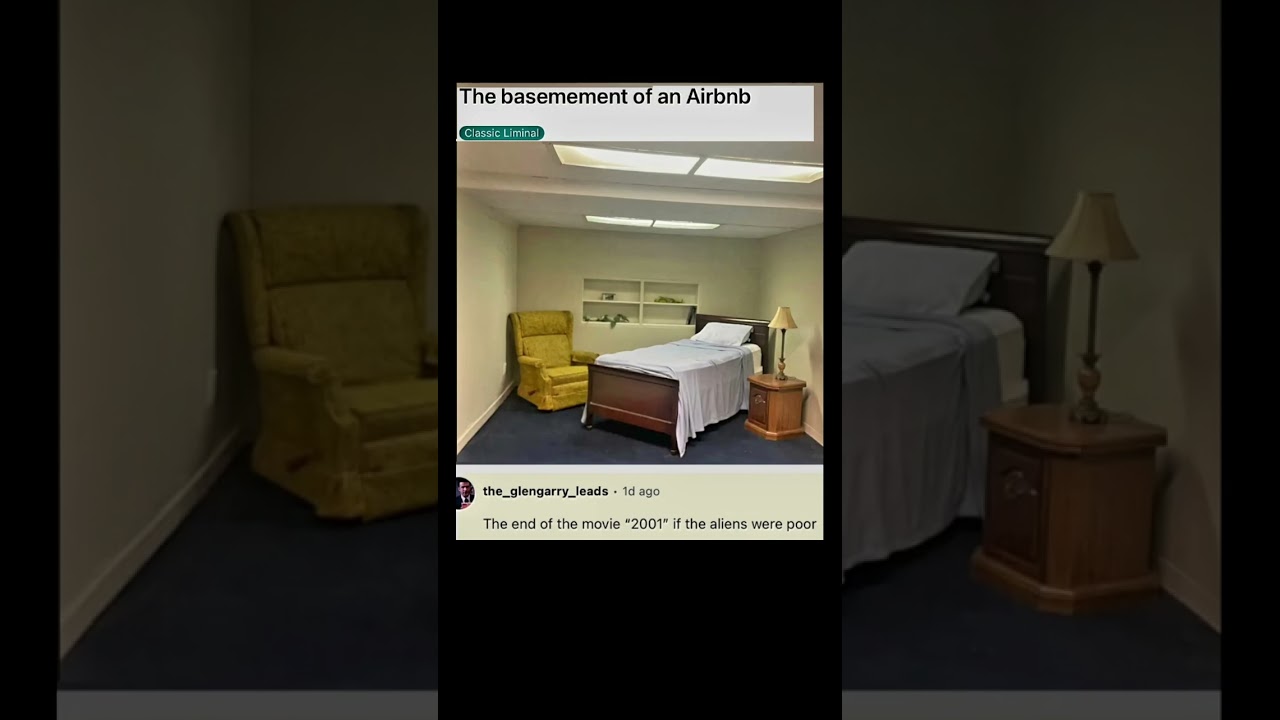 liminal airbnb basement vibes explained | Subscribe for more #motivation 😊👍