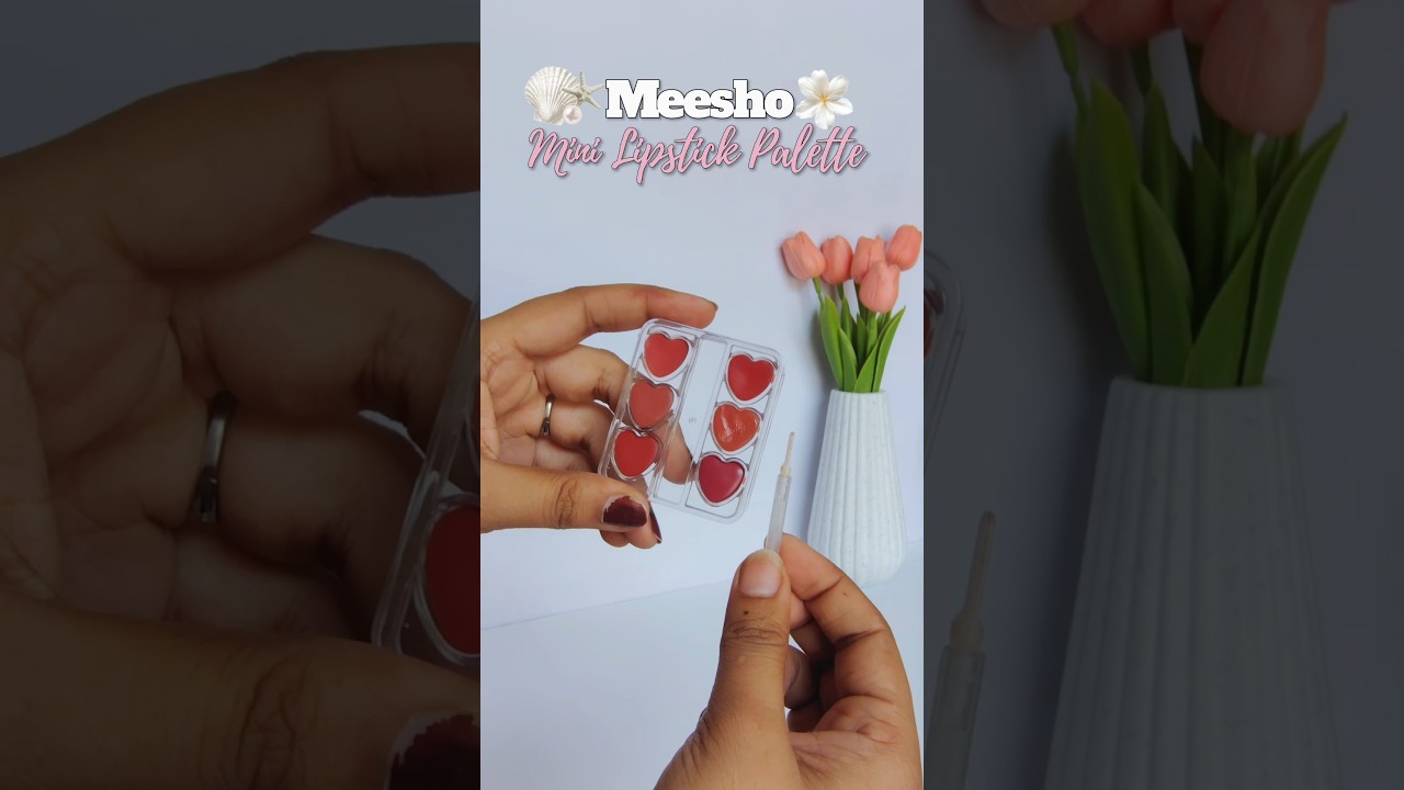 Mini Lipstick Palette 😍🌷 #meeshofinds #lipstick #meesho @meesho