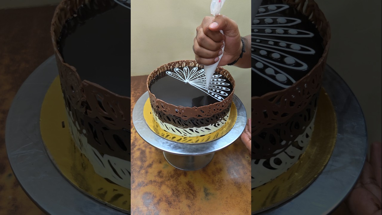 chocolate cake #cake #cakedecorating #viral