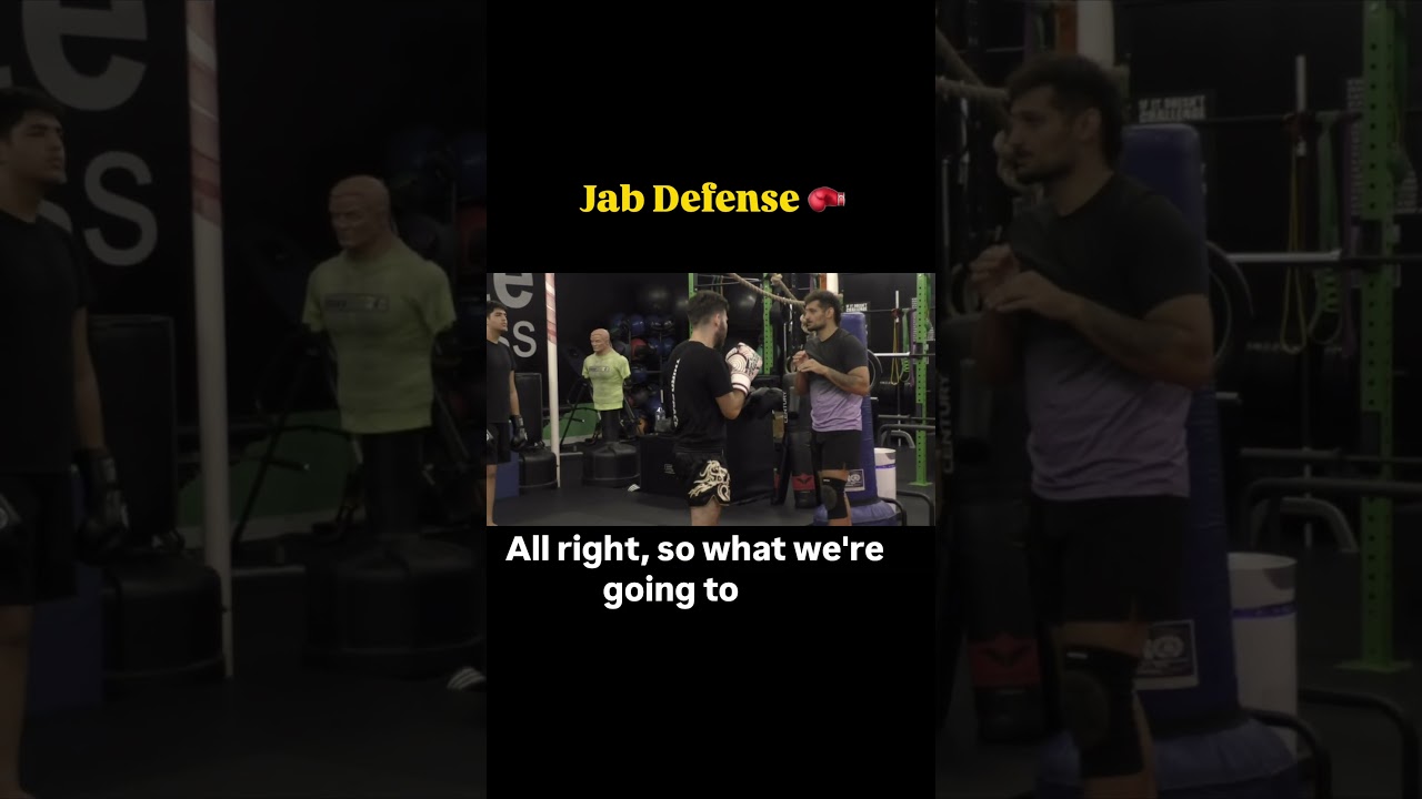 Jab defense 🥊 #mma #boxing #muaythai