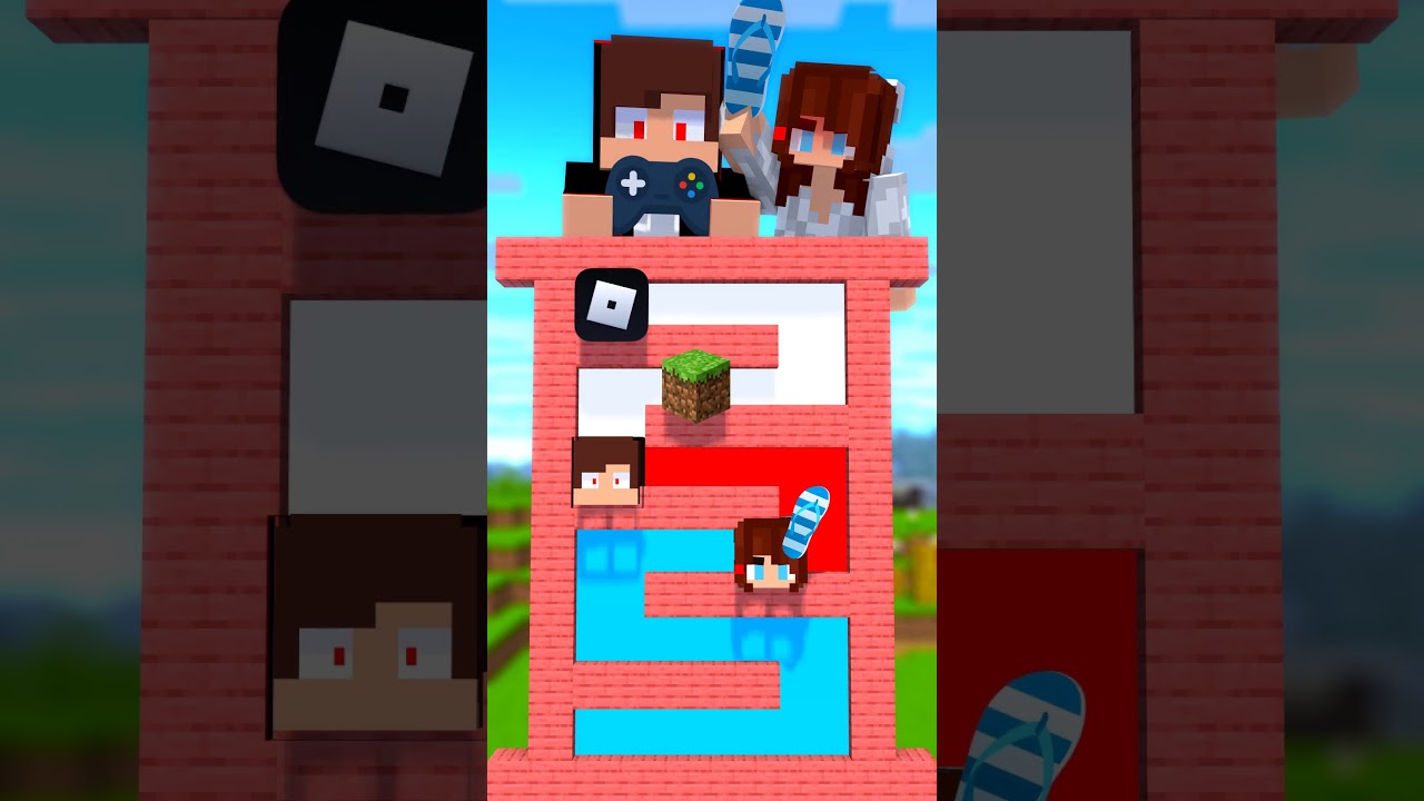Help Dark JJ Escape from Sister Maze Game🤭 - MAIZEN Minecraft Animation