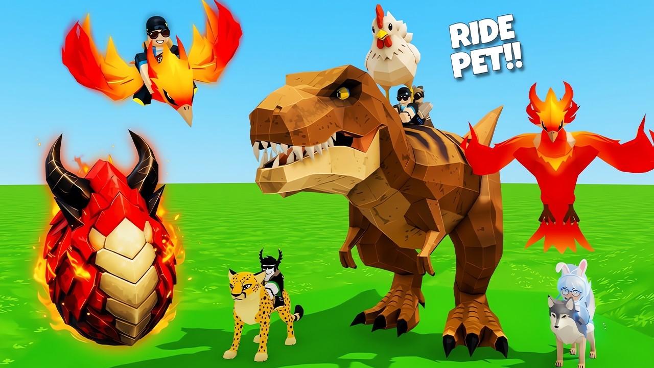 WOW!! Cari Telur Black Hole Terlangka & Bisa Mount Pet Tercepat 🔥🥶🔥 | Ride a Pet Indonesia
