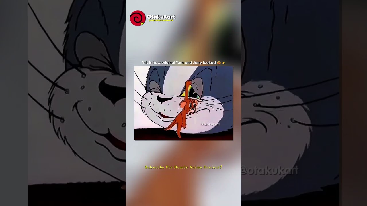 This is how original Tom and Jerry looked 😮 #shorts #cartoon