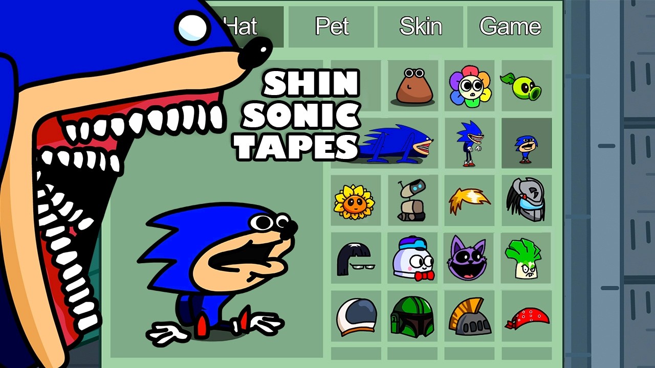 Chaos - Shin Sonic Tapes in Among Us ◉ funny animation - 1000 iQ impostor