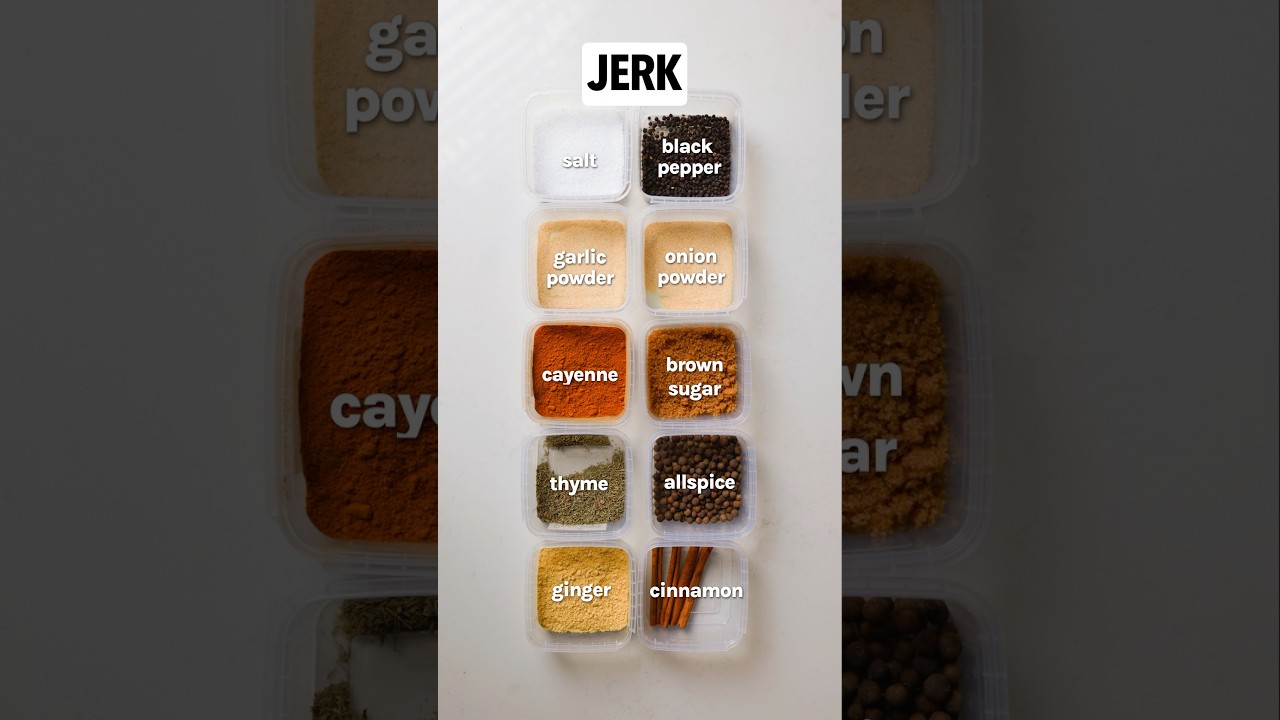 Food Formulas | Spice Mixes 🌶️ #cooking #food