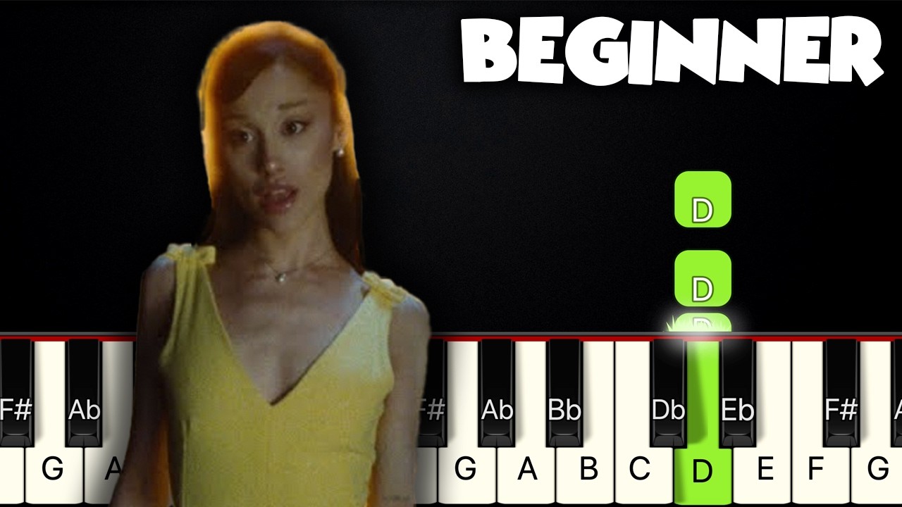 hate that i made you love me - Ariana Grande | BEGINNER PIANO TUTORIAL