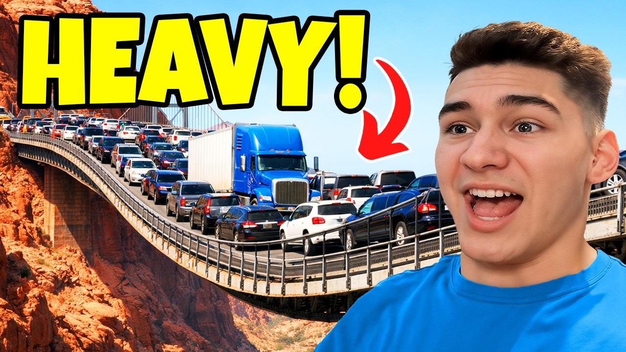 Bridge COLLAPSES under HEAVY TRAFFIC! | BeamNG Realistic Destruction