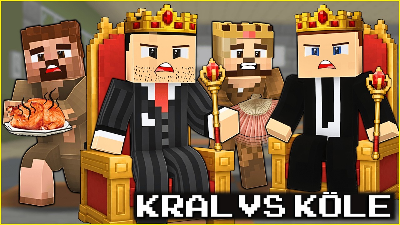 ZENGİN VE FAKİR, KEREM KOMİSER VE KEMAL'İN KÖLESİ OLDU! 😱 - Minecraft