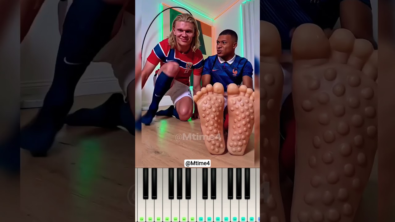 Haaland Let Mbappé Think He Won 😏💀 @Mtime4 - Piano Tutorial