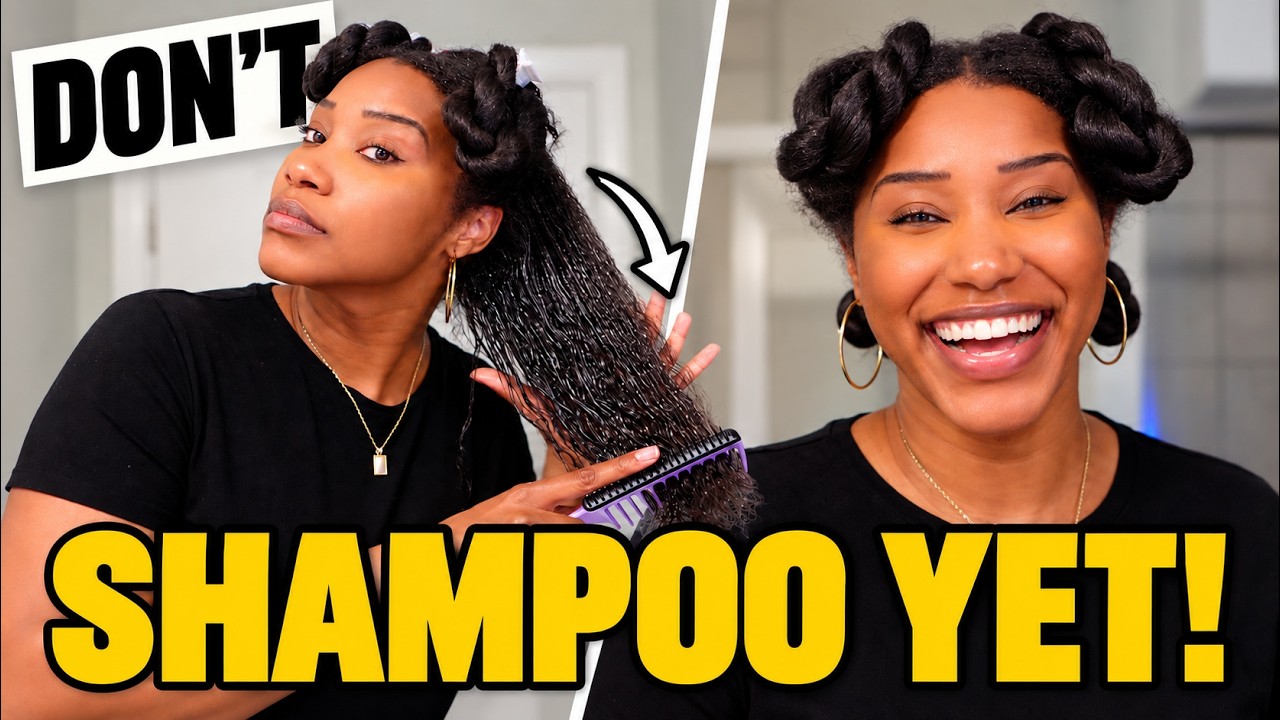 Don’t Shampoo Yet! How I Pre-Poo My Natural Hair (My Exact Routine)