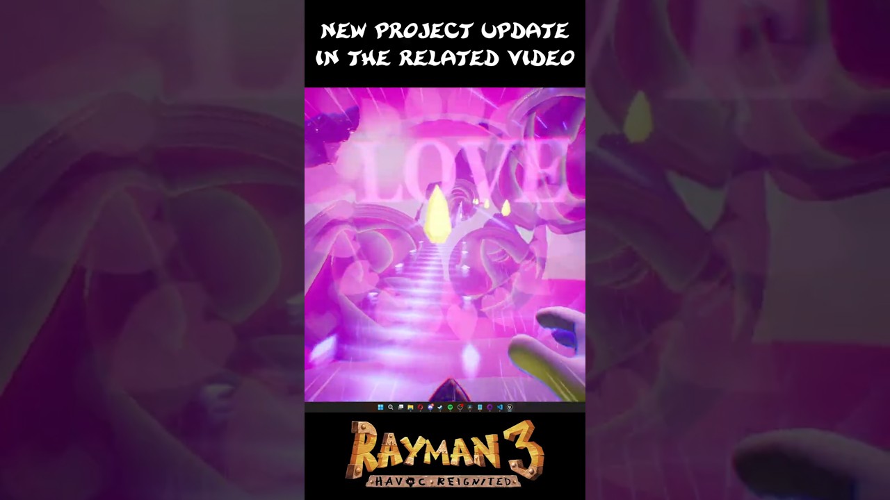 Rayman 3: Havoc Reignited | The Teensie Highway in first person #unrealengine #rayman #devlog