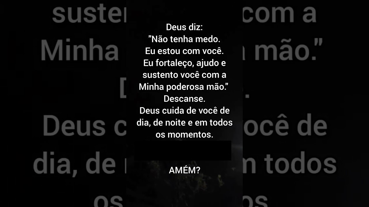 Deus diz