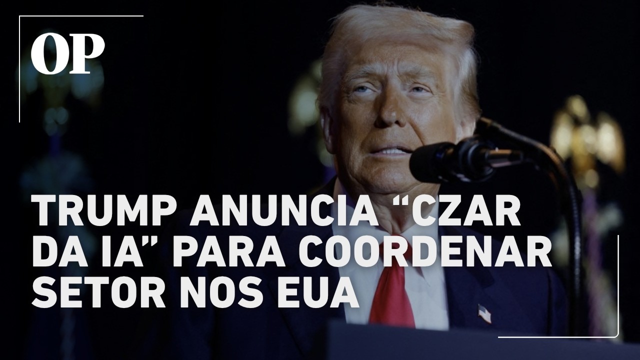 Trump anuncia criação de força tarefa e cargo de “czar da IA” nos EUA