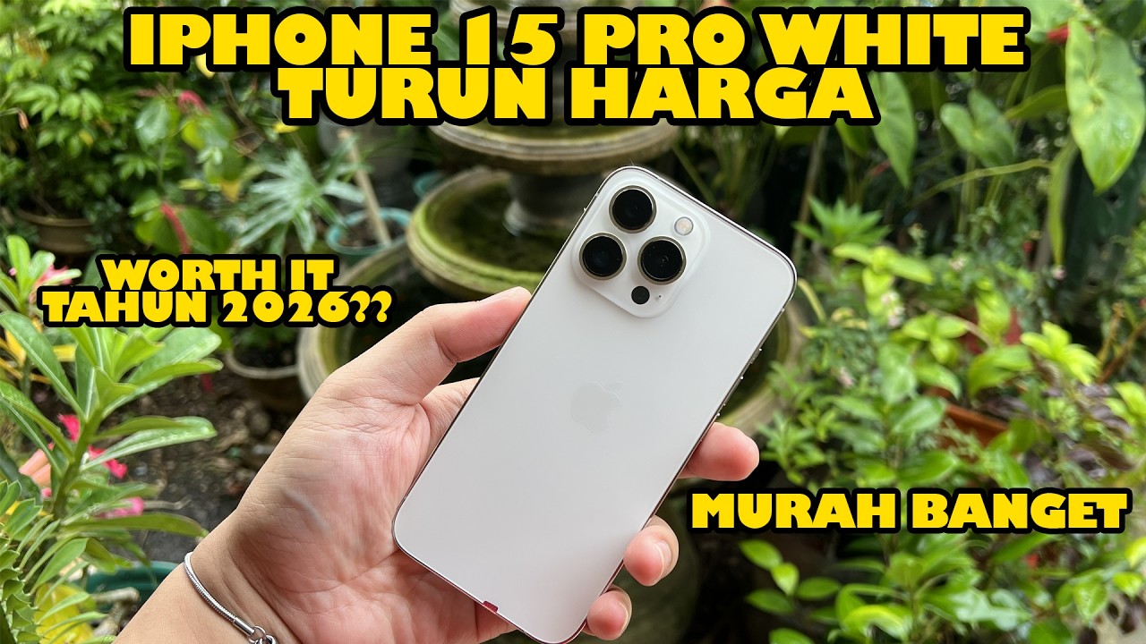 Review Iphone 15 Pro White Titanium 256 Harga 5 Jutaan