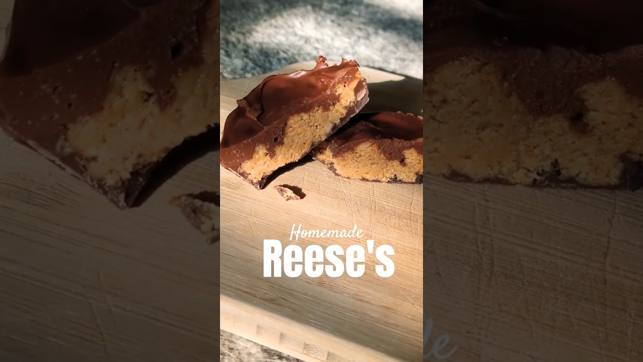 Homemade Reese's Candy #recipe #candy #baking #food