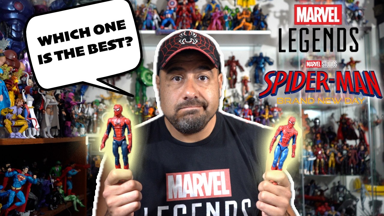 Which is the BEST Marvel Legends SPIDER-MAN Brand New Day Figure? Comparison Action Figure Video