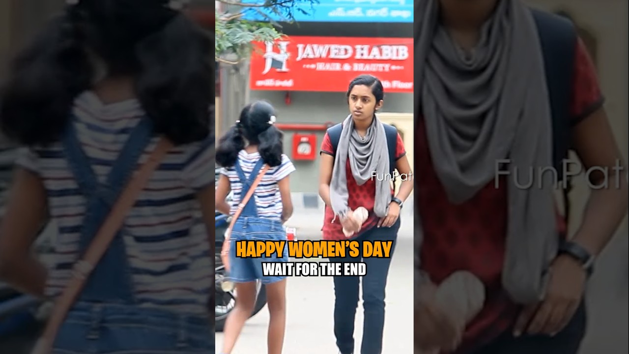 A girl is not a burden. Respect Every Daughter #funpataka #womensday #girlchild #socialexperiment