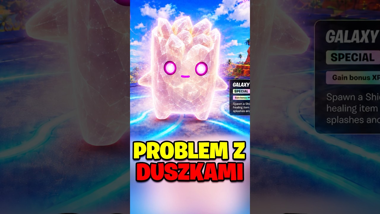 PROBLEM Z DUSZKAMI W FORTNITE!! #shorts