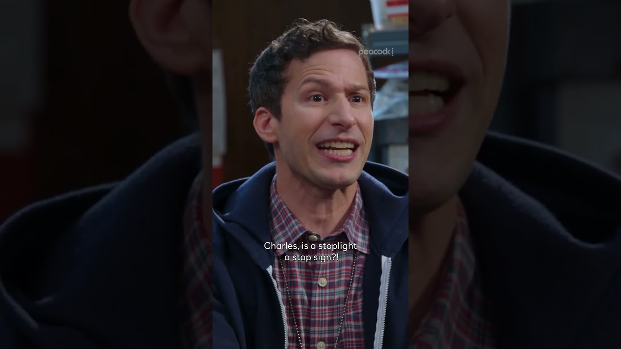 Is a stoplight a stop sign?! #Brooklyn99 #AndySamberg #JoeTruglio #MelissaFumero