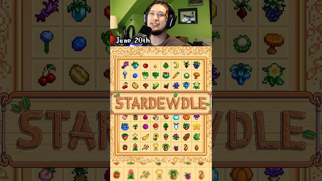 Stardew WORDLE? | Stardewdle June 20 | #stardewvalley #stardew #sdv
