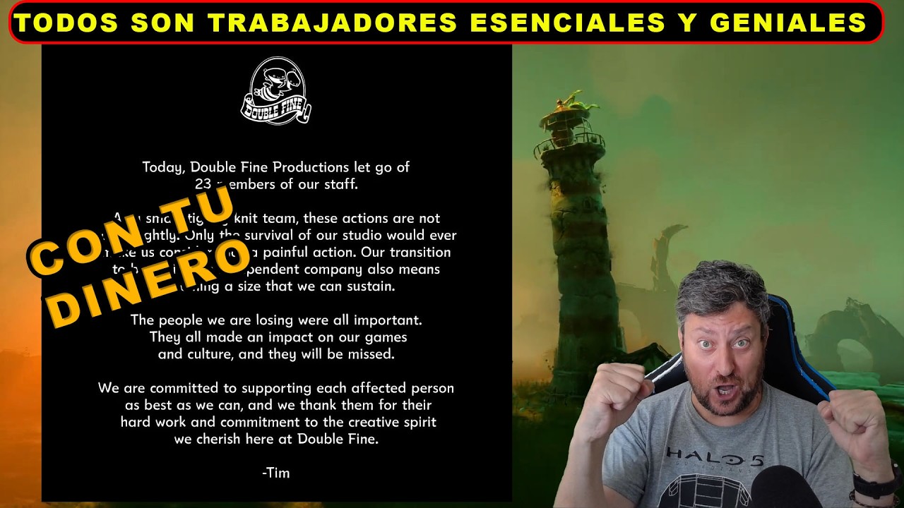 KARMA INSTANTANEO, DOUBLE FINE DESPIDE AL 25% DE SUS TRABAJADORES PARA SUBSISTIR TRAS INDEPENDIZARSE