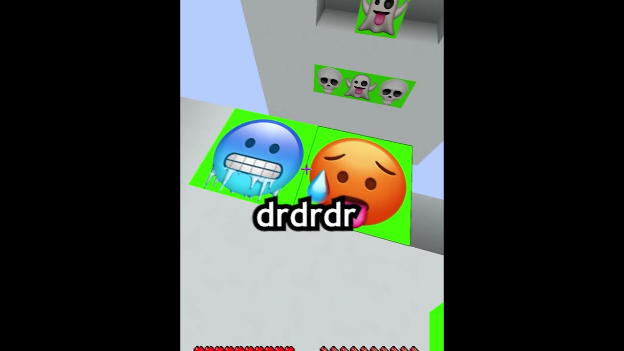 ADIVINA el EMOJI en MINECRAFT ⚠️💀☠️ #español #minecraft