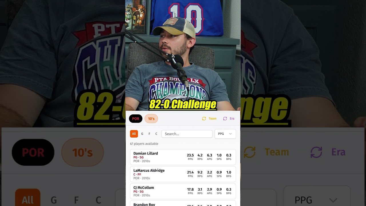 82-0 Challenge! #nba #nbatrivia